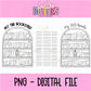 Book Tracker Png -TBR Book Tracker - Goal Tracker - Book List - Book Tracker