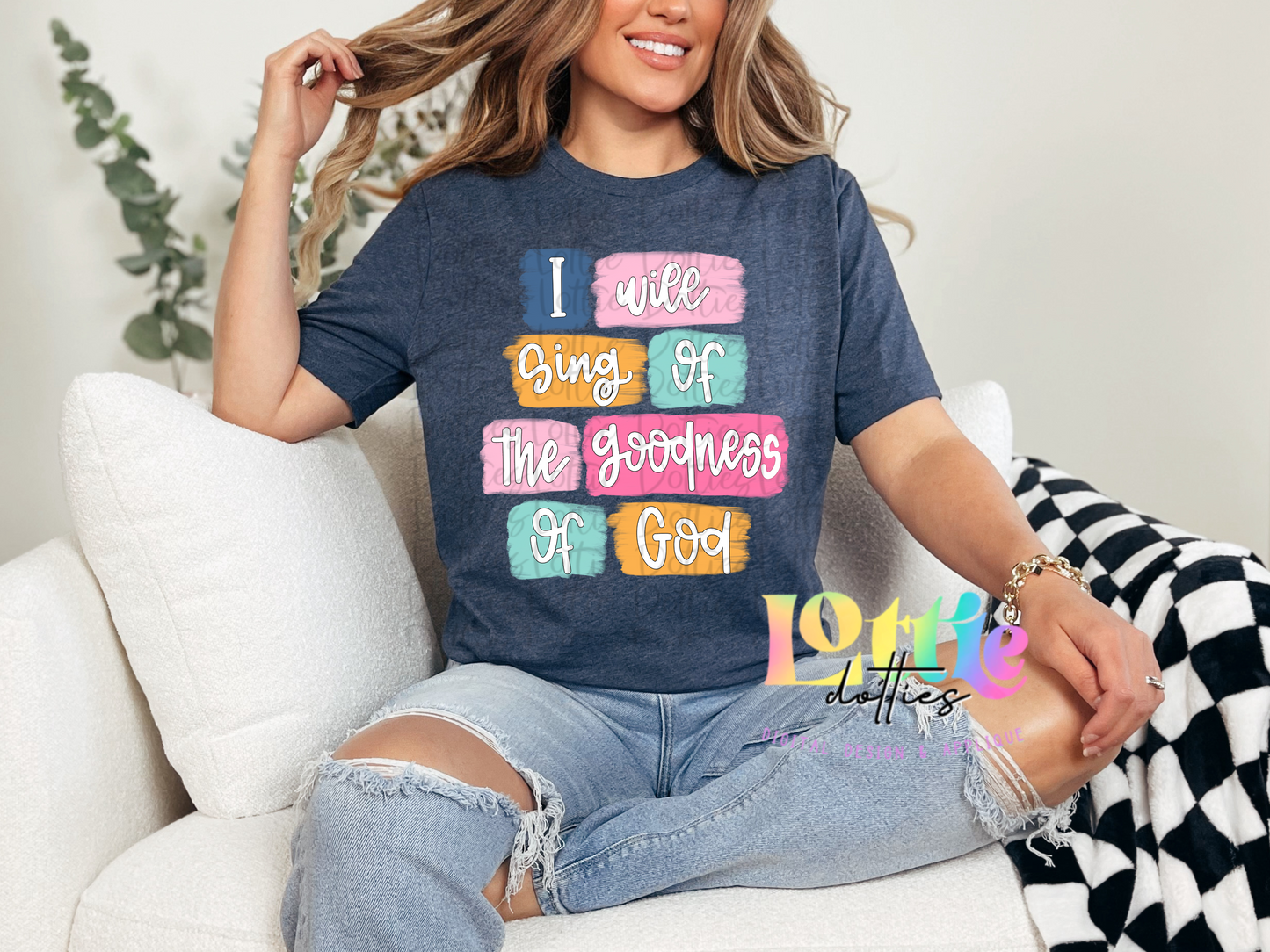 I will sing of the goodness of God PNG| Inspirational & Religious PNG | Digital Download