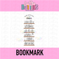 Books of the Bible Bookmark Template PNG - Bible Bookmark Sublimation  - Digital Download - Bible Tracker Bookmark