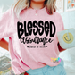 Christian PNG – Faith Graphic Tee Design – Sublimation & DTF Print File -  Blessed Assurance - front and back design