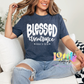 Christian PNG – Faith Graphic Tee Design – Sublimation & DTF Print File -  Blessed Assurance - front and back design