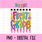 First Grade Png - School Design  - Back To School Design