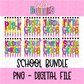 Grade Bundle PNG - Back To School - Digital Download