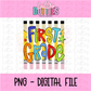 First Grade Png - School Design  - Back To School Design