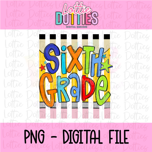 Sixth Grade Png - School Design  - Back To School Design