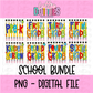 Primary Grade Bundle PNG - Back To School - Digital Download