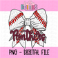 Panthers PNG - Panthers Baseball bow maroon design - Digital Download