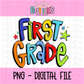First Grade Png - School Design  - Back To School Design