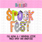 Spookfest Alpha - Halloween Alphabet - Alpha Pack - Alphabet Clipart - Instant Download  - Alpha Pack
