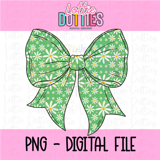 Floral Bow - coquette Bow PNG - Bow Design Sublimation - Digital Download