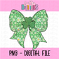 St. Patrick’s Bow - St. Patrick’s Day Bow PNG - Bow Design Sublimation - Digital Download
