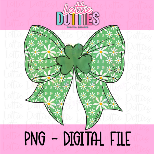 St. Patrick’s Bow - St. Patrick’s Day Bow PNG - Bow Design Sublimation - Digital Download