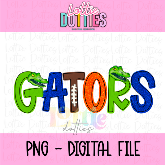 Gators PNG - Sublimation - Digital Design