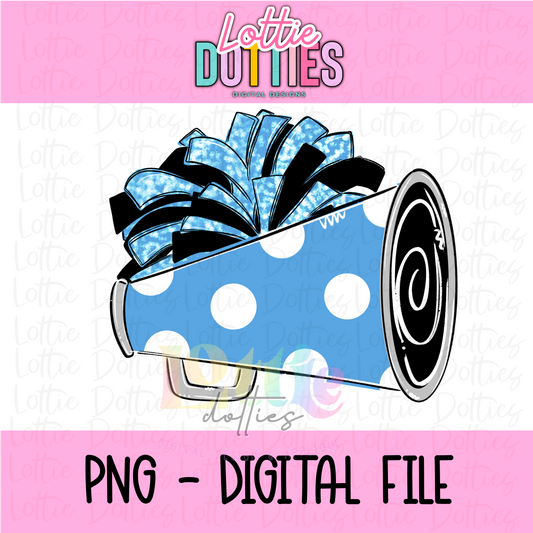 Cheer Megaphone PNG -Cheer Sublimation - Digital Design - cheerleader