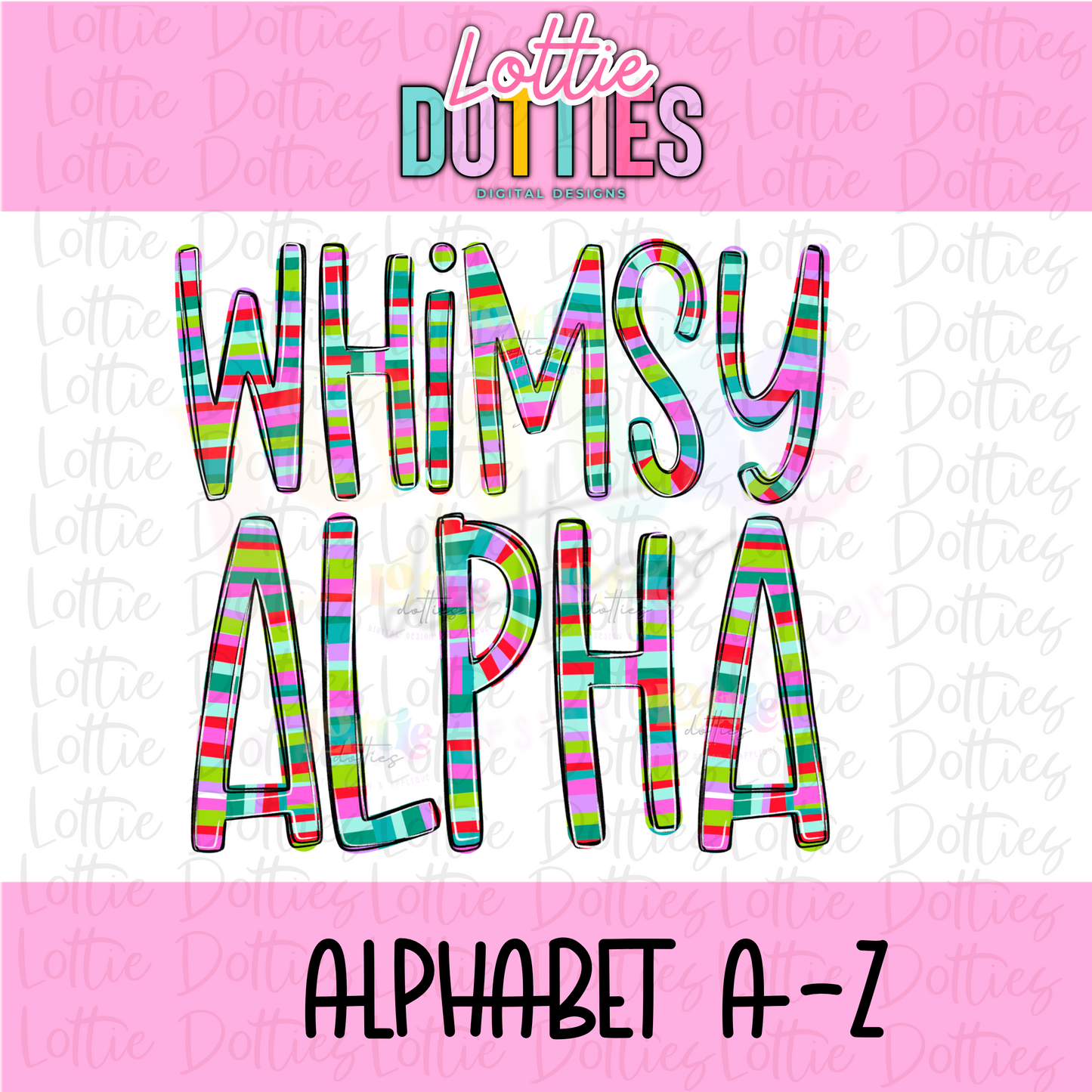 Whimsy Alphabet | Christmas Alpha Pack | Alphabet Clipart | Instant Download | Alpha Pack