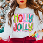 Holly Jolly - Christmas Png - Christmas Sublimation Design- Digital Download