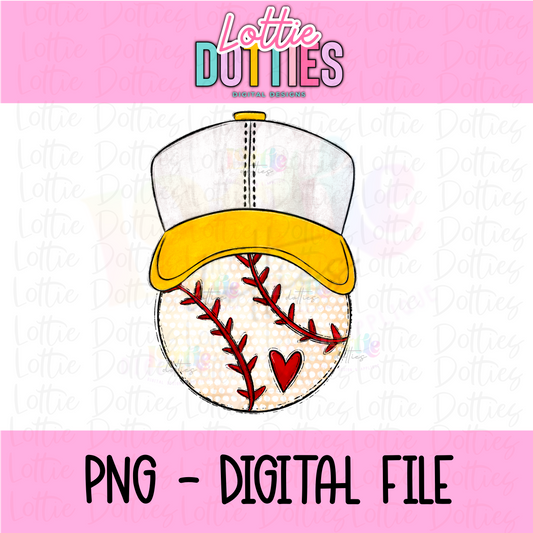 Baseball Gold PNG - Design Sublimation - Digital Download