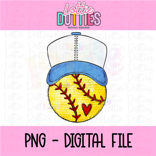 Softball columbia blue  PNG - Design Sublimation - Digital Download
