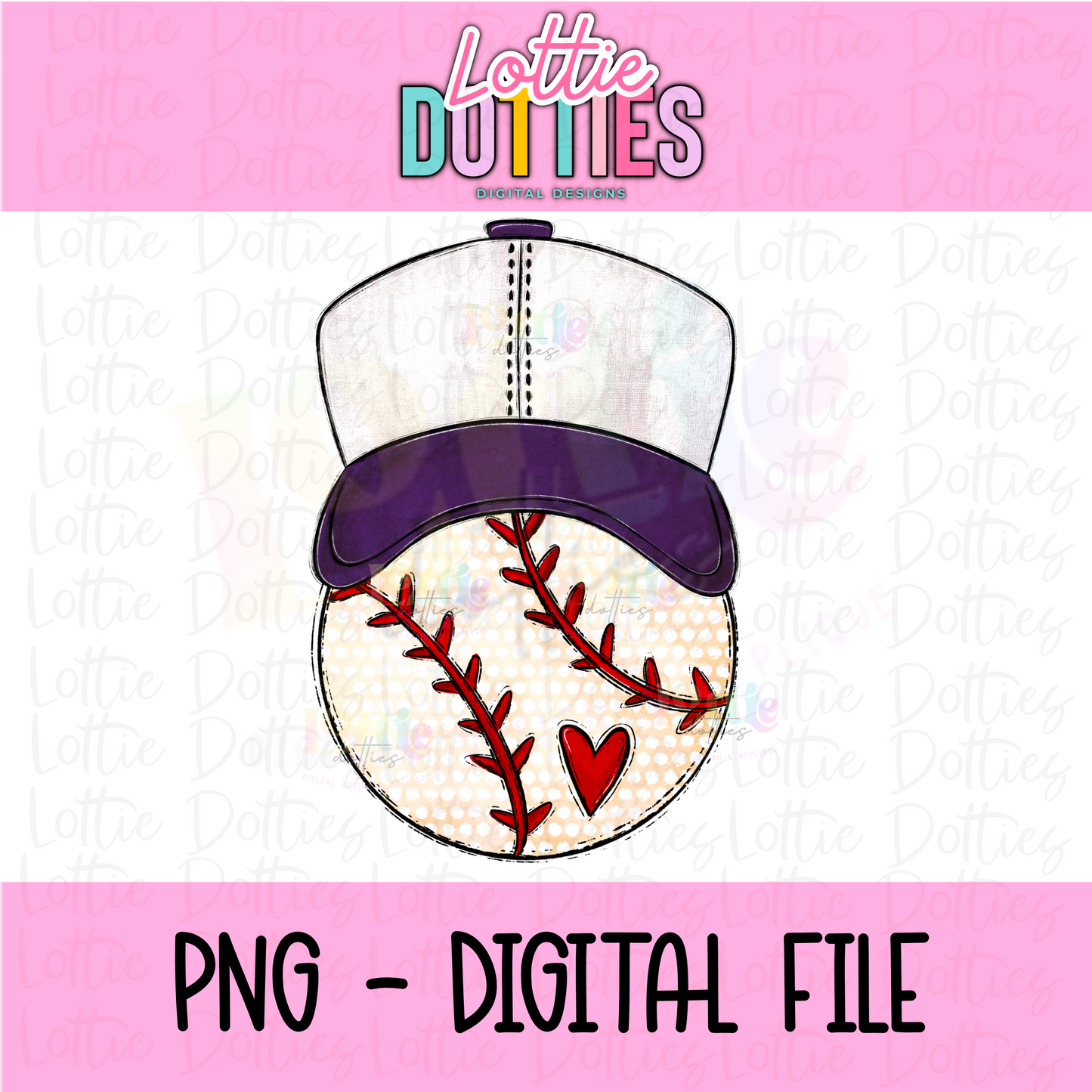 Baseball purple PNG - Design Sublimation - Digital Download