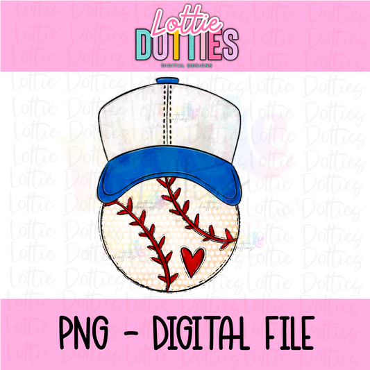 Baseball blue PNG - Design Sublimation - Digital Download