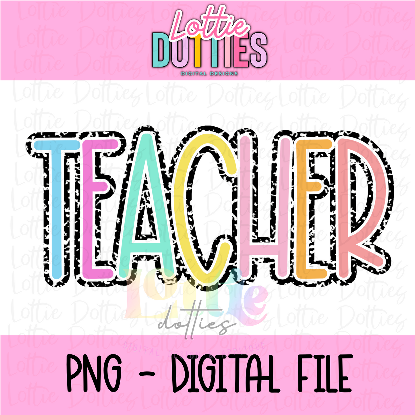 Teacher PNG - Teacher Sublimation - Digital Design - back to school ...