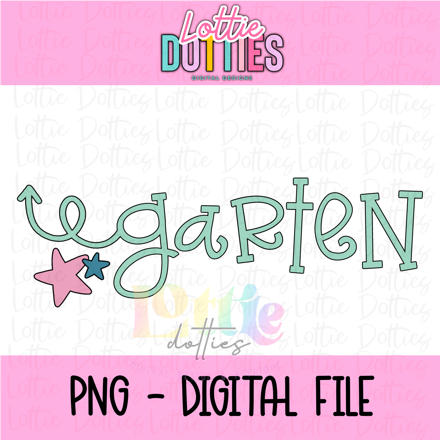 Garten PNG - Back To School - kindergarten Sublimation - Digital Download