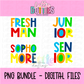 Primary Grade Bundle PNG - Back To School - Sublimation - Digital Download