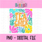 Teacher PNG - Back To School -Teacher Floral Design - Digital Download