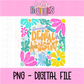Dental Assistant Tech PNG  - Digital Download - floral dental Design