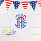 Patriotic Poppy Monogram Alphabet - Alpha Pack - Alphabet Clipart - Instant Download - Patriotic
