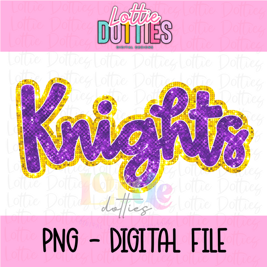 Knights PNG - Rhinestone Knights sublimation design - Digital Download