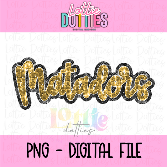 Matadors PNG - Rhinestone Matadors sublimation design - Digital Download