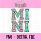 Mini - Mini Aztec PNG- Instant Download