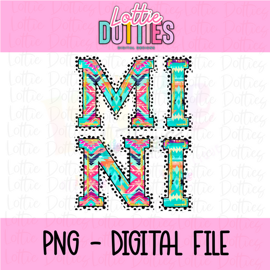 Mini - Mini Aztec PNG- Instant Download