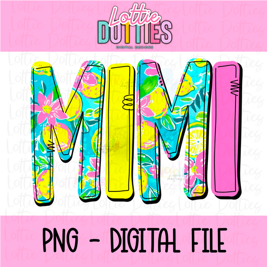 Mimi - Mimi Lemons PNG- Instant Download