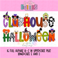 Halloween Clubhouse Inspired Alphabet - Alpha Pack - Alphabet Clipart - Instant Download  - Alpha Pack