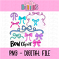 Bow clipart PNG -  clipart design - Digital Download