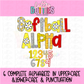 Softball Alphabet - Alpha Pack - Softball letters - Softball Numbers - Instant Download  - Alpha Pack