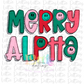 Merry Alpha Png - Christmas Alpha Pack - Digital Download