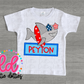 Patriotic Shark Name Plate PNG - Shark Box Sublimation - Digital Download