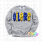 Oilers Png  -Oilers Sublimation  -  Digital Download - Royal and Gold