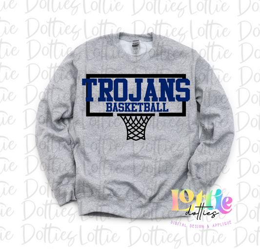 Trojans Basketball PNG - Trojans sublimation design - Digital Download