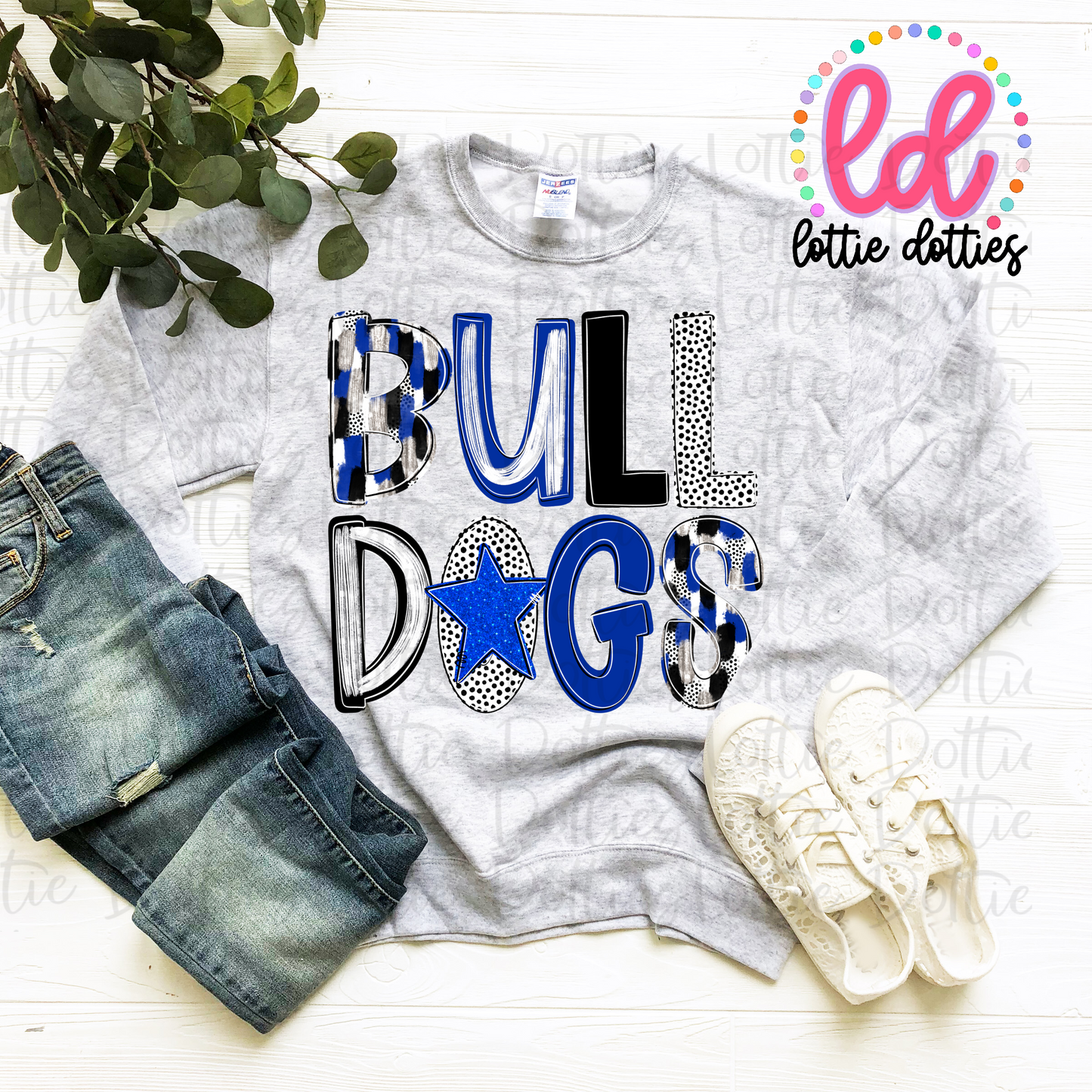 Bulldogs poppy PNG - Digital Download - Bulldogs Sublimation Design - Royal and Black
