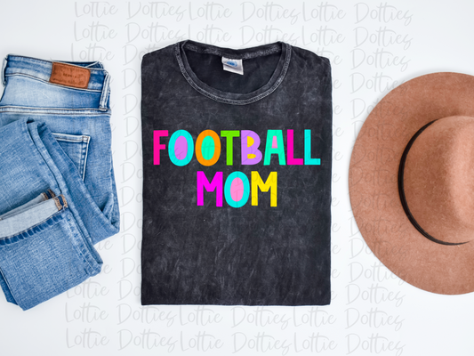 Football  Mom - PNG - Football - Sublimation - Digital Download - Bright Filled