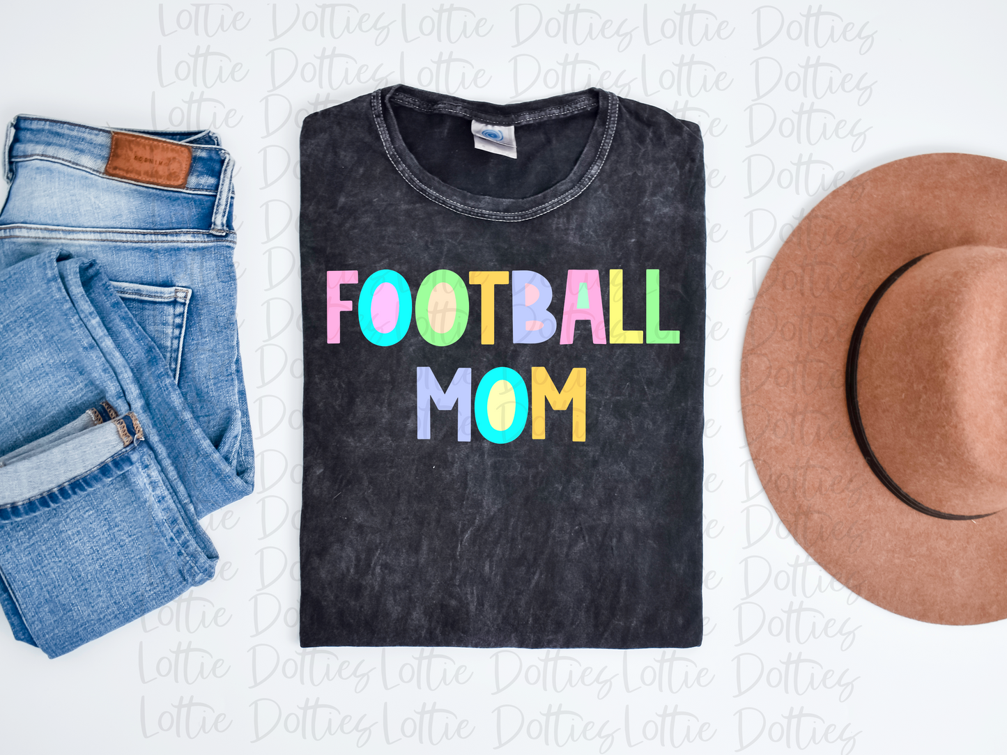 Football  Mom - PNG - Football - Sublimation - Digital Download - Pastel Filled