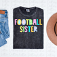 Football Sister  - PNG - Football - Sublimation - Digital Download - Pastel Filled