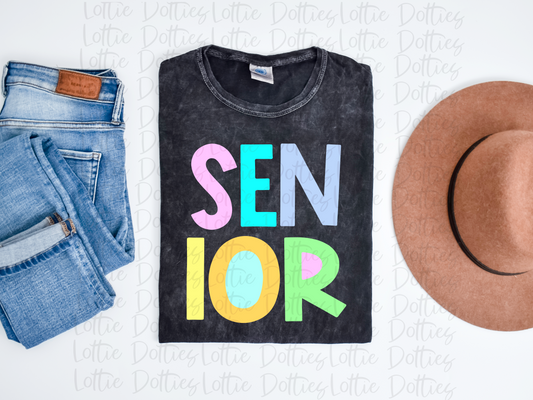 Senior PNG  -  Senior Sublimation - Digital Download - Pastel  Filled