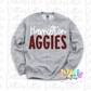 Hamilton Aggies PNG - Aggies sublimation design - Digital Download - Crimson and White