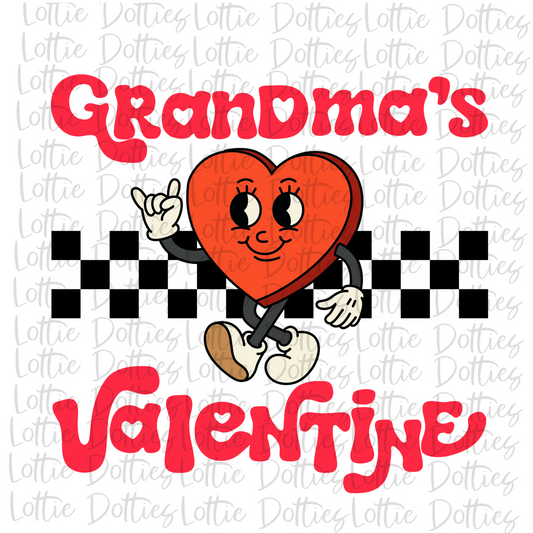 Grandma Valentine Png - Valentine's Day Sublimation - Digital Download