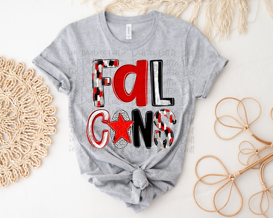 Falcons Mascot PNG - Poppy Mascot Designs - Digital Download